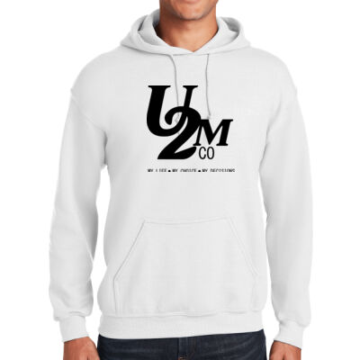 Up2meco First Layout White Hoodie  Thumbnail