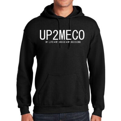 Up2meco Second Layout Black Hoodie Thumbnail