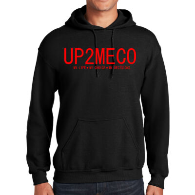 Up2meco Second Layout Black Hoodie Thumbnail