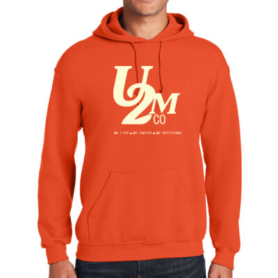Up2meco First Layout Orange Hoodie Thumbnail