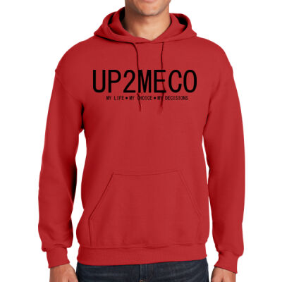 Up2meco Second Layout Red Hoodie Thumbnail