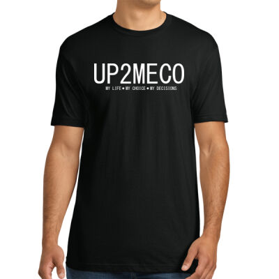 Up2meco Second Layout Black T-shirt Thumbnail
