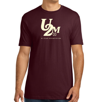 Up2meco First Layout Maroon T-shirt Thumbnail