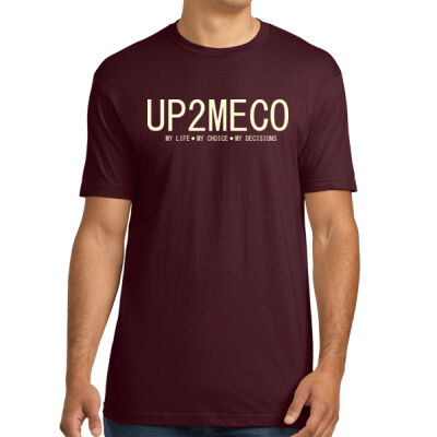 Up2meco Second Layout Maroon T-shirt Thumbnail
