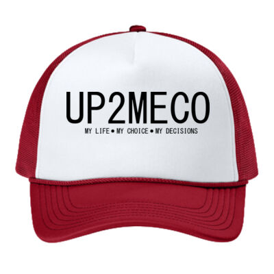 Up2meco Red/White Hat Thumbnail